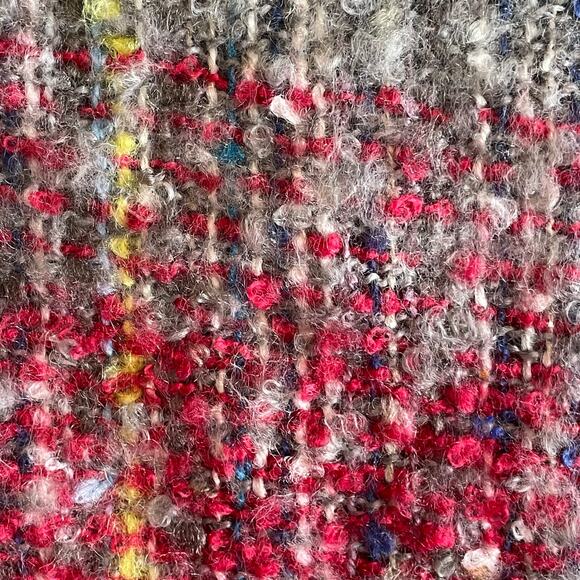 Lapis Boho Fringe Shawl Wrap  fall Ombre Cozy Scarf one size - Picture 5 of 9